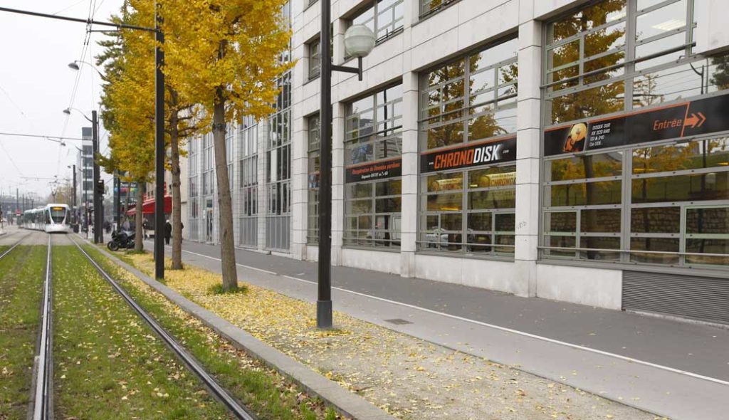Façade de Chronodisk à Paris